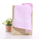 HELLOYOUNG Solid Color 130g Soft Cotton Face Towel For Adults Thick Bathroom Super Absorbent Towel 34x74cm