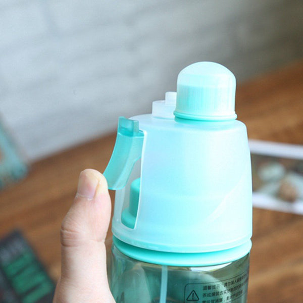 CJ129 Water bottle sport Spray bottle Cycling outdoor Moisturizing shaker Transparent Travel Plastic Water Camping Drinkware