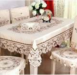 BZ318 Europe Polyester Tablecloth Embroidered Tablecloth Square Floral Home Hotel Wedding Table Cover Decorative toalha de mesa