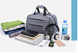 Luggage travel bags Waterproof canvas men women big bag on wheels man shoulder duffel Bag black gray blue carry on cabin luggage