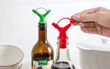 Double Oil Bottle Mouth Stopper Sauce Bottles Nozzle Caps Wine Stopper Pour The Liquid Guiding Device Kitchen Tools