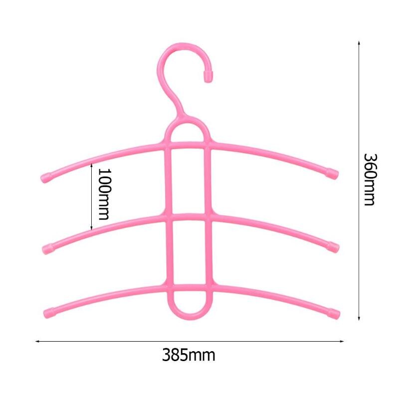 Multi Layers Clothes Hanger Fishbone Type Clothing Towel Storage Rack Closet Wardrobe Space Saver Hanging Rack Secondary image