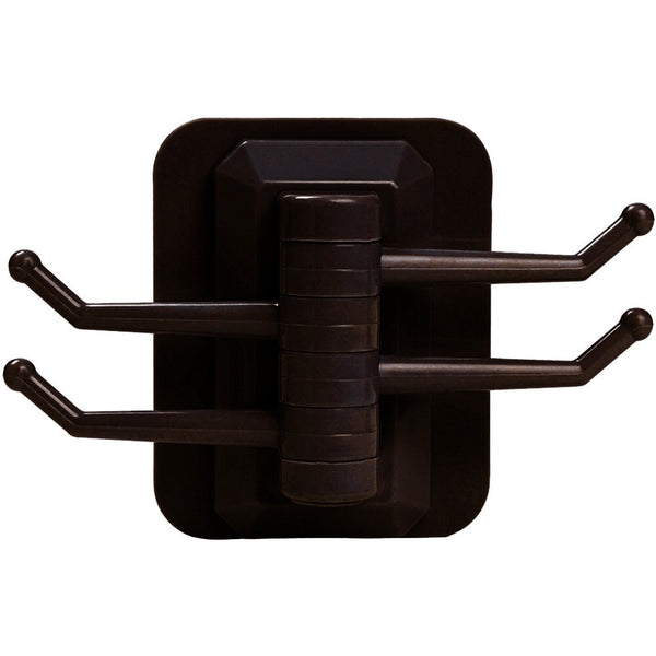 Rotary 4-Hook kitchen bathroom wall rack towel rack without screw and trackless hook drop shipping