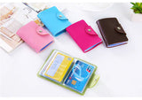 New PU Leather Function 24 Bits Card Case Business Card Holder Men Women Credit Passport Card Bag ID Passport Card Wallet