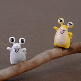XBJ114 Mini 6pcs Exotic frogs decoration supplies moss micro landscape deco  Garden deco Creative handicrafts