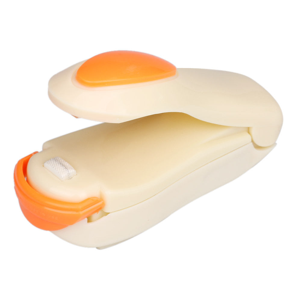 Portable Bag Clips Handheld Mini Electric Heat Sealing Machine Impulse Sealer Seal Packing Plastic Bag Clip work with battery