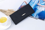 New Fashion PU Leather Women Wallets Vintage Plaid Long Wallets Card Holder Carteira Feminina Female Coin Purse Ladies Money Bag