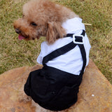 Western Style Men's Suit Bow Tie Small Pet Dog Clothes For Small Dogs Boy Puppy Apparel Jumpsuit Cheap Pet Clothes Drop Shipping