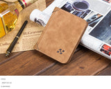 New Vintage High quality PU leather clutch male leather Wholesale ultra-thin fashion casual men's wallet clam