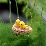 XBJ086 Mini 4pcs Oriole bird Bottle decoration supplies moss micro landscape deco  Garden deco Creative handicrafts