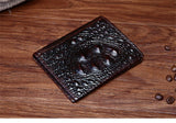 Crocodile pattern men's short wallet leisure wallet High-quality genuine leather Spring and summer new leather wallet