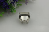 3x3cm Metal Handbag Clasp Turn Lock Buckle Bag Accessories Twist Lock for DIY Bag Purse Hardware Closure New 4 Color