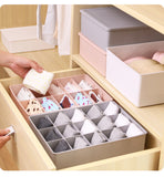Multi-size Underwear Organizer Storage Can Adjust The Partition Drawer Closet Organizers Boxes For Bras Briefs Socks Ties Scarfs