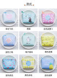 10pcs/lot Fashion Mini Canvas Coin Purse Small Women Wallet Female Purse Korean Cartoon Lovely Style  Purse Coin Purse Money Bag