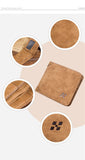 New Vintage High quality PU leather clutch male leather Wholesale ultra-thin fashion casual men's wallet clam