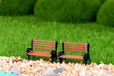 XBJ041 Park bench 1 pc child seat recliner moss micro landscape ornaments and more meat and more meat jewelry Creative Decorat