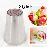 Many Styles Russian Tulip Stainless Steel Icing Piping Nozzles Pastry Decorating Tips Cake Cupcake Decorator