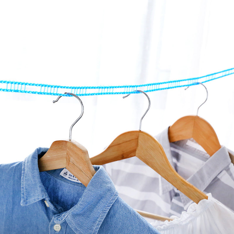 Outdoor Windproof Clothesline Travel Retractable Rope Washing Line, Outdoor Camping Drying Clothes Hanger Rack Line 5M/3M Long Main image