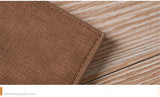 Fashion buttons ultra-thin young High quality PU clutch leather Multi-functional soft leather men's wallet