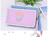 Tide leaf new long section of lychee pattern ladies wallet Korean casual lunch box clutch ladies' leather handbag purse