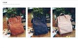 Fashion Women's Leather Backpack Anti Theft Laptop Backpack  Schoolbags For Teenager Girls Mochila Rucksack Women sac a dos