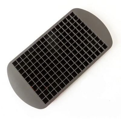 Square 1 pc 160 Holes Ice Mold Silicone 4 Colors Bar Drink Whiskey Sphere 160 grids Ice Mold DIY Ice Cube Tray Make