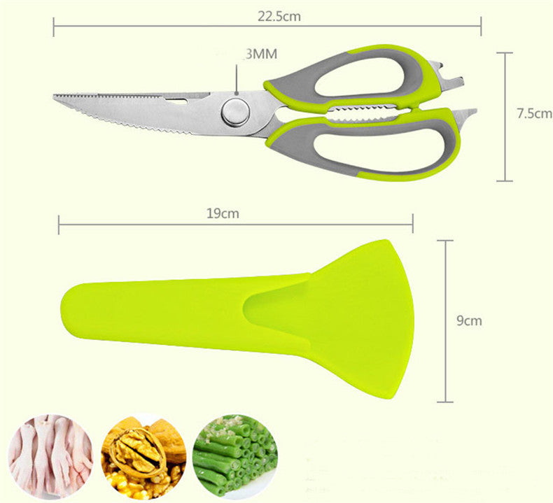 kitchen scissors knife for fish chicken household stainless steel multifunction cutter shears cooking tools