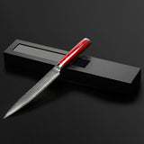new damascus steel blade color wood handle 8 inch damascus filleting knife 71 layers damascus cleaver knife