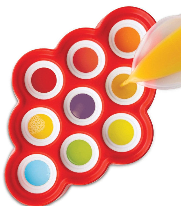 Kitchen Fashion Silicone Mini Pop Molds nine squares Ice-cream mold Summer Style for children kids cooking tools