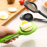 New Egg Mushroom Fruit Slicer With Long Handle Eggs Fruit Sectioner Kitchen Accessories Kitchen Cooking Tool