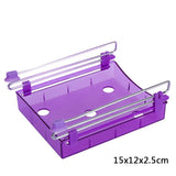 Creative Refrigerator Storage Box Fresh Spacer Layer Storage Rack Drawer Fresh Spacer Sort Kitchen Tool 16.5x15cm