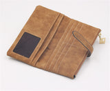 New Fashion Elegant Women Wallets Drawstring Nubuck Zipper Luxury Brand Famous Designer Card Wallet Women Purse PU Wallet Female