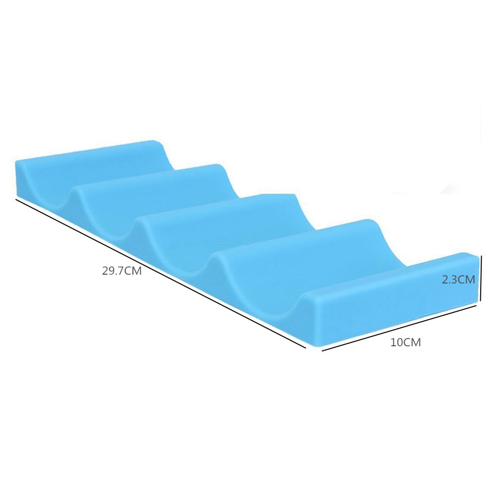 Novelty Fridge Can Beer Wine Bottle Rack Organiser Holder Mat Durable Silicone Stacking Tidy Tool Bar Accessories (Red& Blue) Secondary image