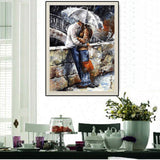 DIY 5D Diamond Embroidery The Romantic couples Round Diamond Painting Cross Stitch Kits Diamond Mosaic Home Decoration