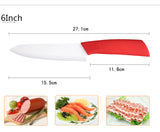 Brand top quality kitchen knife ceramic knife 3" 4" 5" 6" inch + peeler + Transparent Acrylic Stand kitchen set