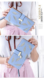 Women Wallet Leather Card Coin Holder Money Clip Long Phone Clutch Photo High Quality Photo Fashion Cash Pocket Female Purse