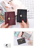 Tri-fold fashion wallet multi-card female purse High-quality PU leather Card & ID Holders women's handbags