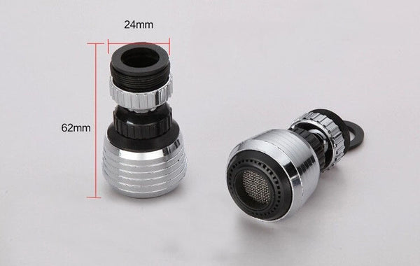 Water Bubbler Swivel Head Saving Tap Faucet 360 Degree Aerator Connector Diffuser Nozzle Filter Mesh Adapter Free Ship