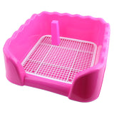 Hot Sales Pet Dog Cat With column Toilet Tray Cat Pad Indoor Pet Potty Pet Toilet Puppy Pee Training Clean Pee Pad Tray Portable