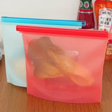 4pcs Reusable Silicone Vacuum Food Fresh Bags Wraps Fridge Food Storage Containers Refrigerator Bag Kitchen Colored Bag