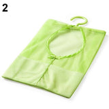 Kitchen Bathroom Wardrobe Underwear Socks Sundries Storage Hook Hanging Multipurpose Mesh Bag Reusable Grocery Organizer