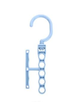 Hoomall 5Circle Plastic Drying Laundry Clothes Hanger Organizer Multilayer Windproof Holder Buckle Household Anti-Slip Hook Clip