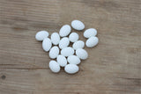 XBJ037 Mini Egg Resin Quail Eggs 12pcs Pigeon Eggs Simulation Mini Bird Egg Dollhouse Moss Micro Landscape Ornaments