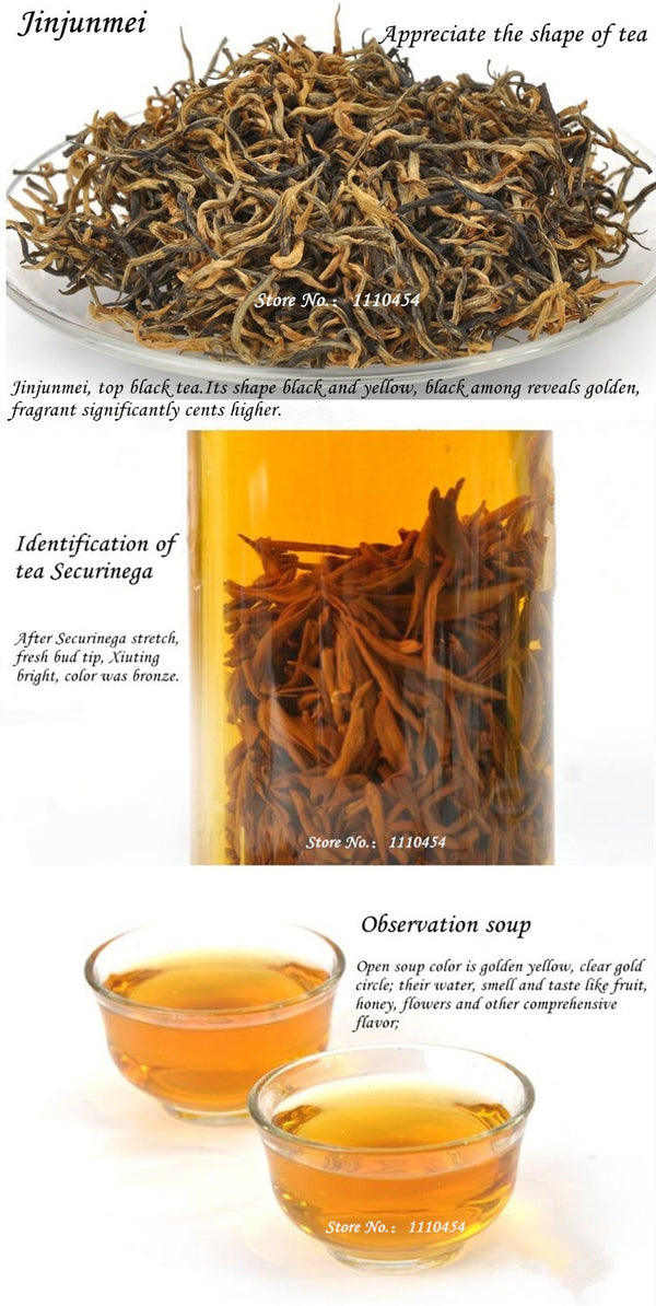 TemuTea 12 bags assorted Tea Jinjunmei Tea Lapsang souchong Tea Dahongpao Tea Black Tea