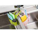 Kitchen Organizer Sponge Drain Holder Plastic Sponge Storage Rack Basket Wash Cloth Shelf Bathroom Soap Organizer