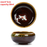 High Quality 4 pcs/lot China Dehua Colorful ceramic cup Binglie tea cup Beautiful Environmental protection