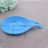 1Pc High Temperature Resistance Silicone Spoon Insulation Mat Placemat Drink Glass Coaster Tray Hot Sal