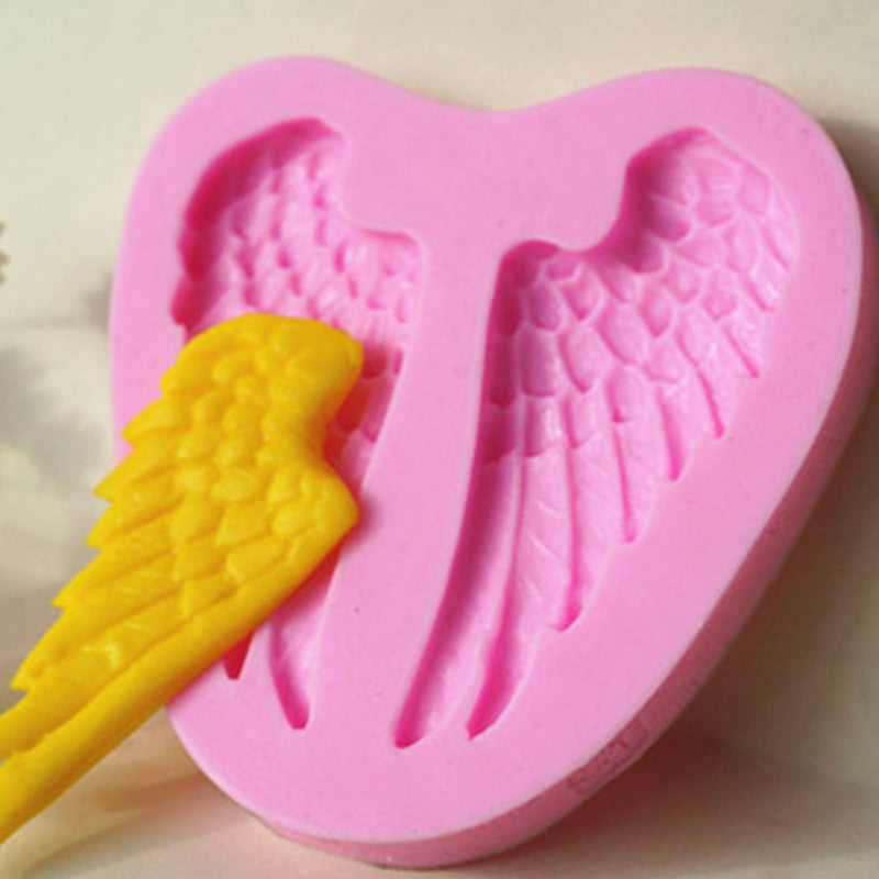 Silicone Cake Mold Birthday Cake Decorating Angel Wings Bakeware Fondant Baking Chocolate Soap Mold Secondary image