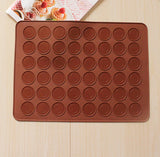 Pastry Tools Large Size 48 Holes Macaron Silicone Baking Mat Cake , Christmas Bakeware, Muffin Mold/decorating Tips Tools