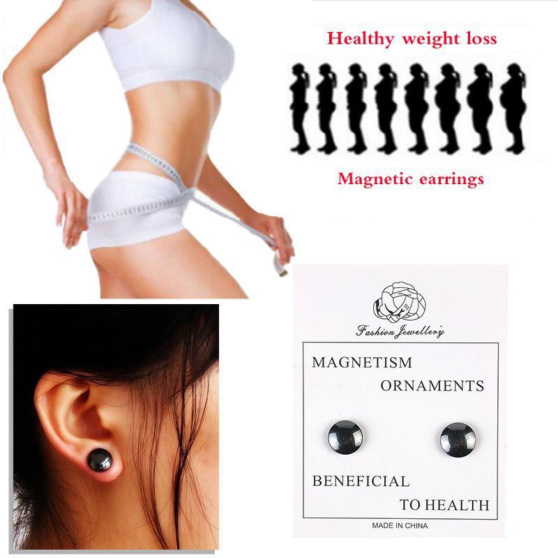 Magnetic Slimming Earrings Slimming Patch Lose Weight Magnetic Health Jewelry Magnet Of Lazy Paste Slim Patch Accessory 1pair Secondary image